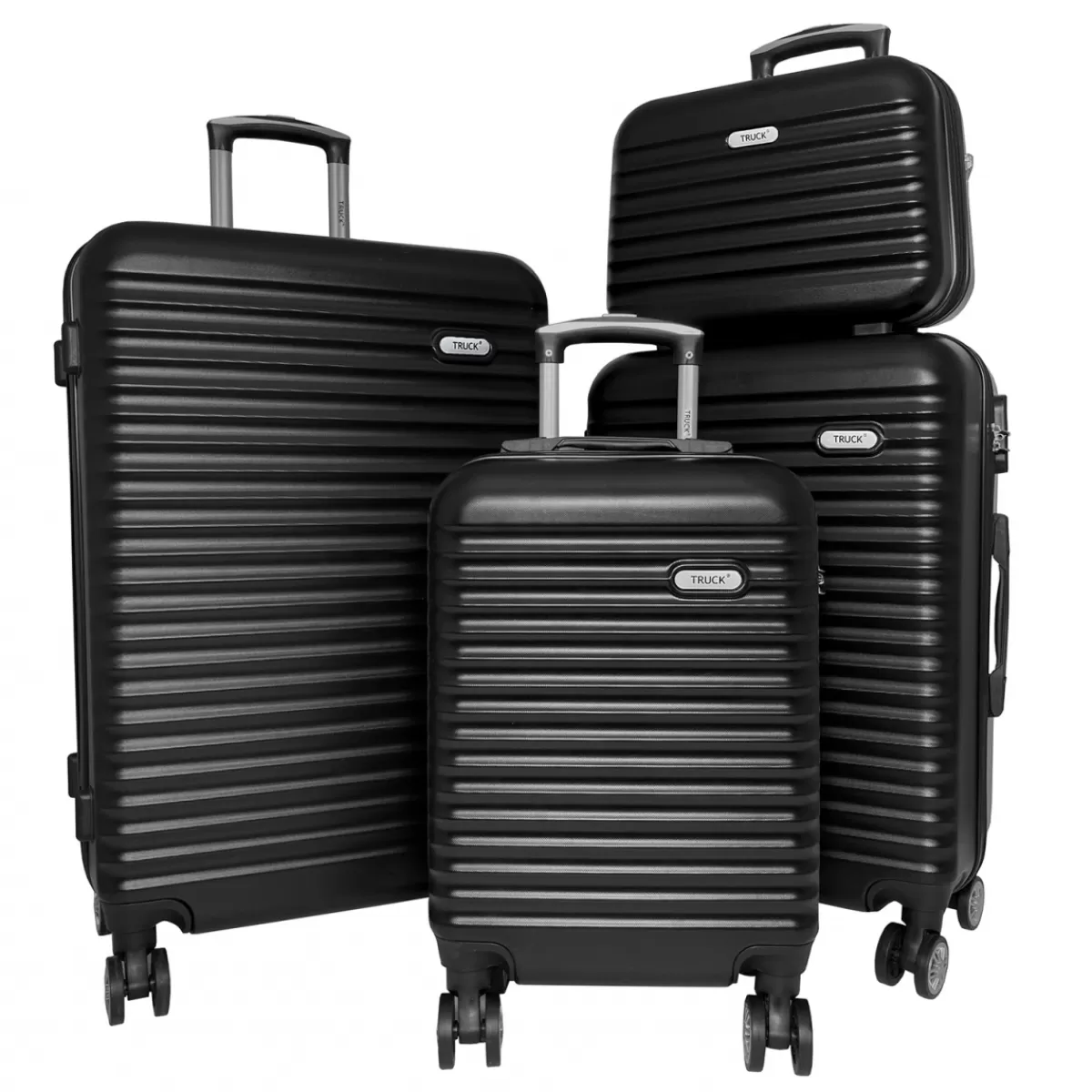 Lot 3 valises plus 1 vanity rigides ABS^Truck Sale