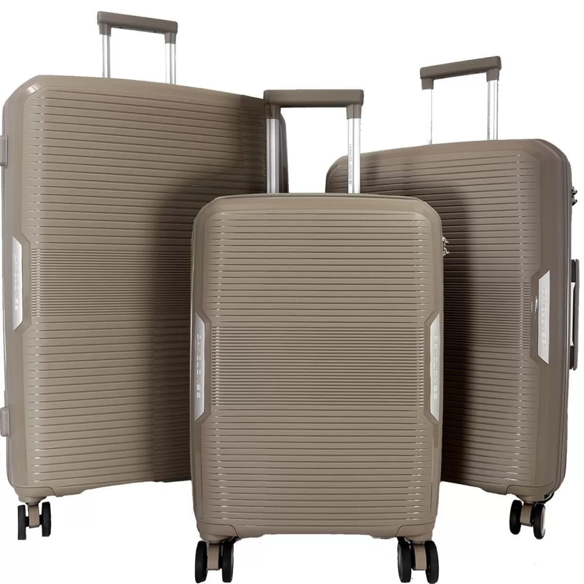 Lot 3 valises rigides dont 1 cabine PETE TSA^David Jones Outlet