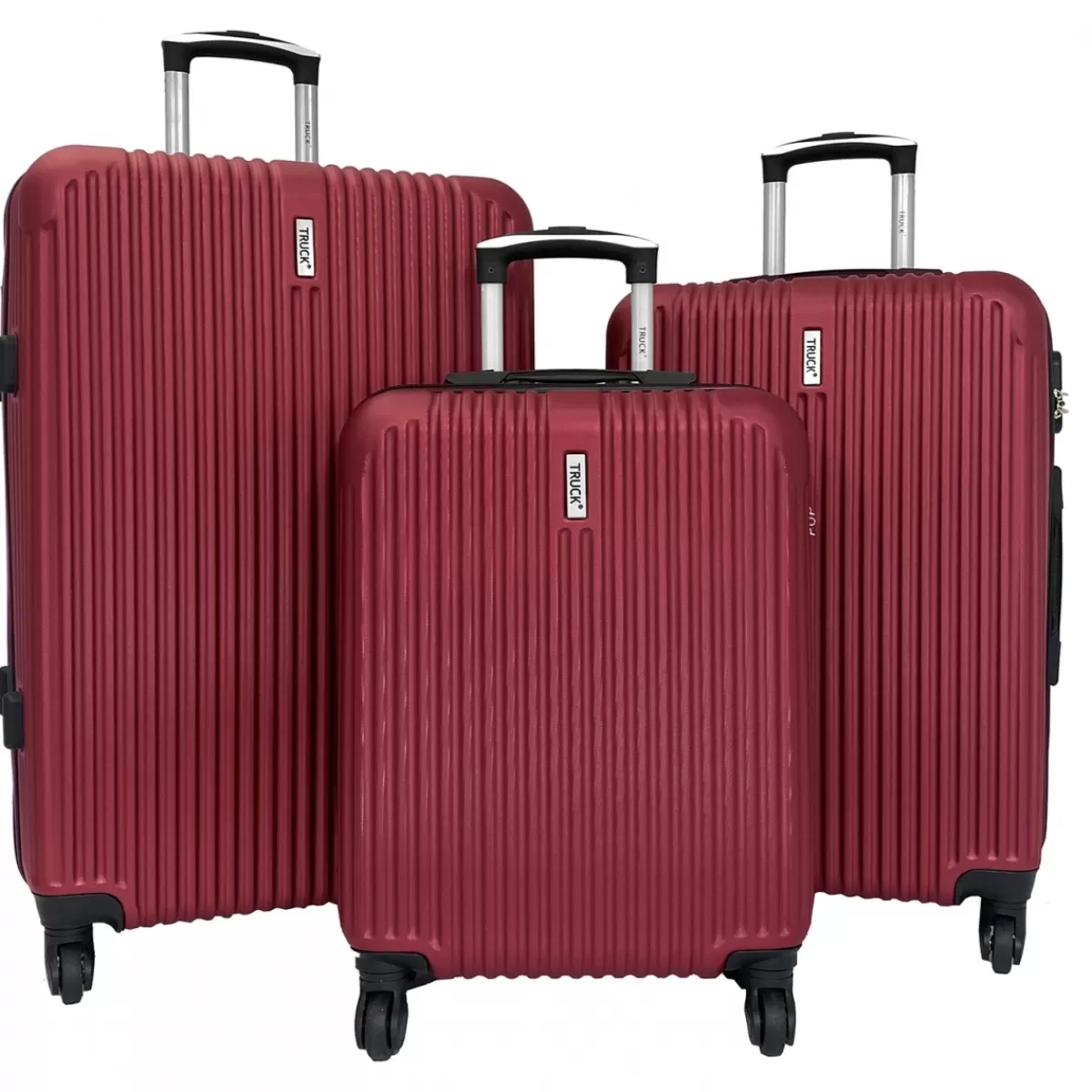 Lot 3 valises rigides dont 1 valise cabine ABS^Truck Discount