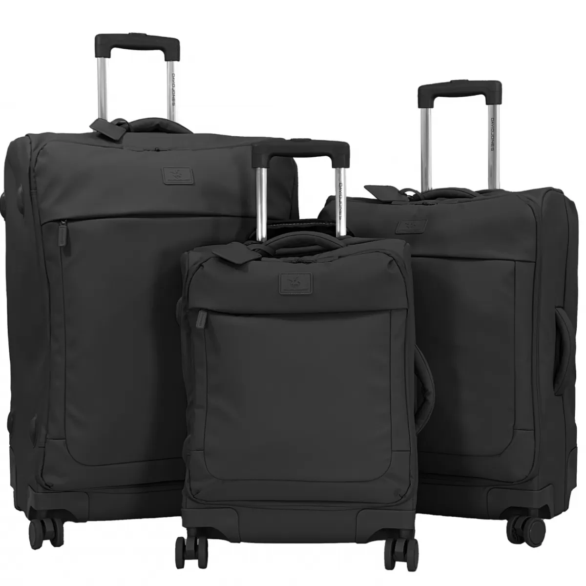 Lot de 3 valises souples dont 1 valise cabine^David Jones Online