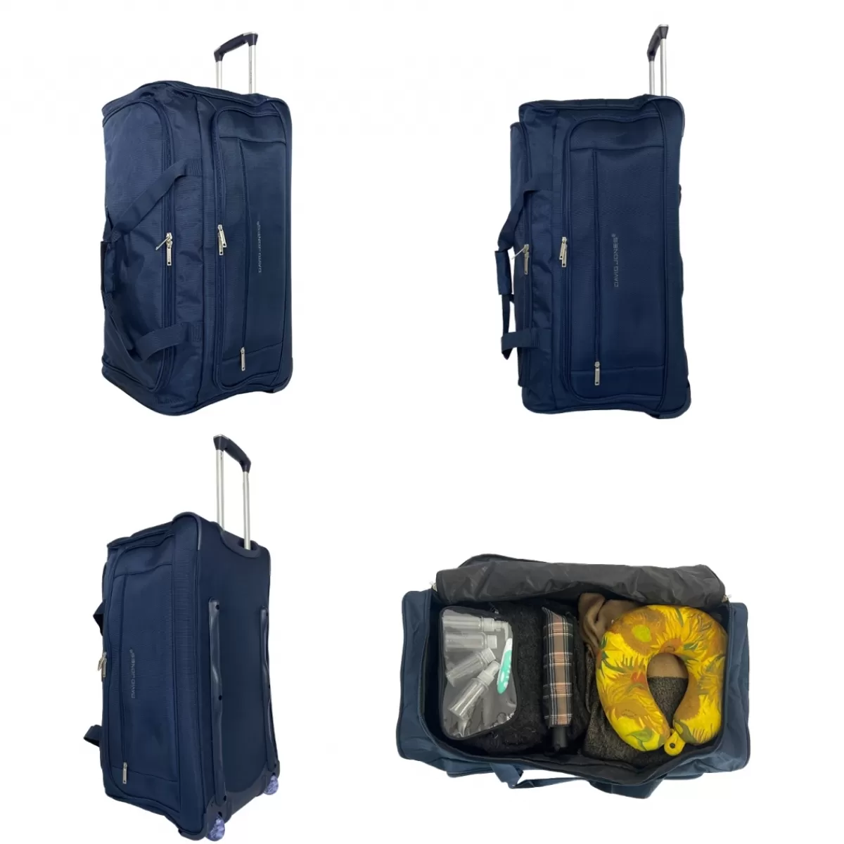 Sac de voyage avec roulettes 83L polyester taille L 70cm^David Jones Best