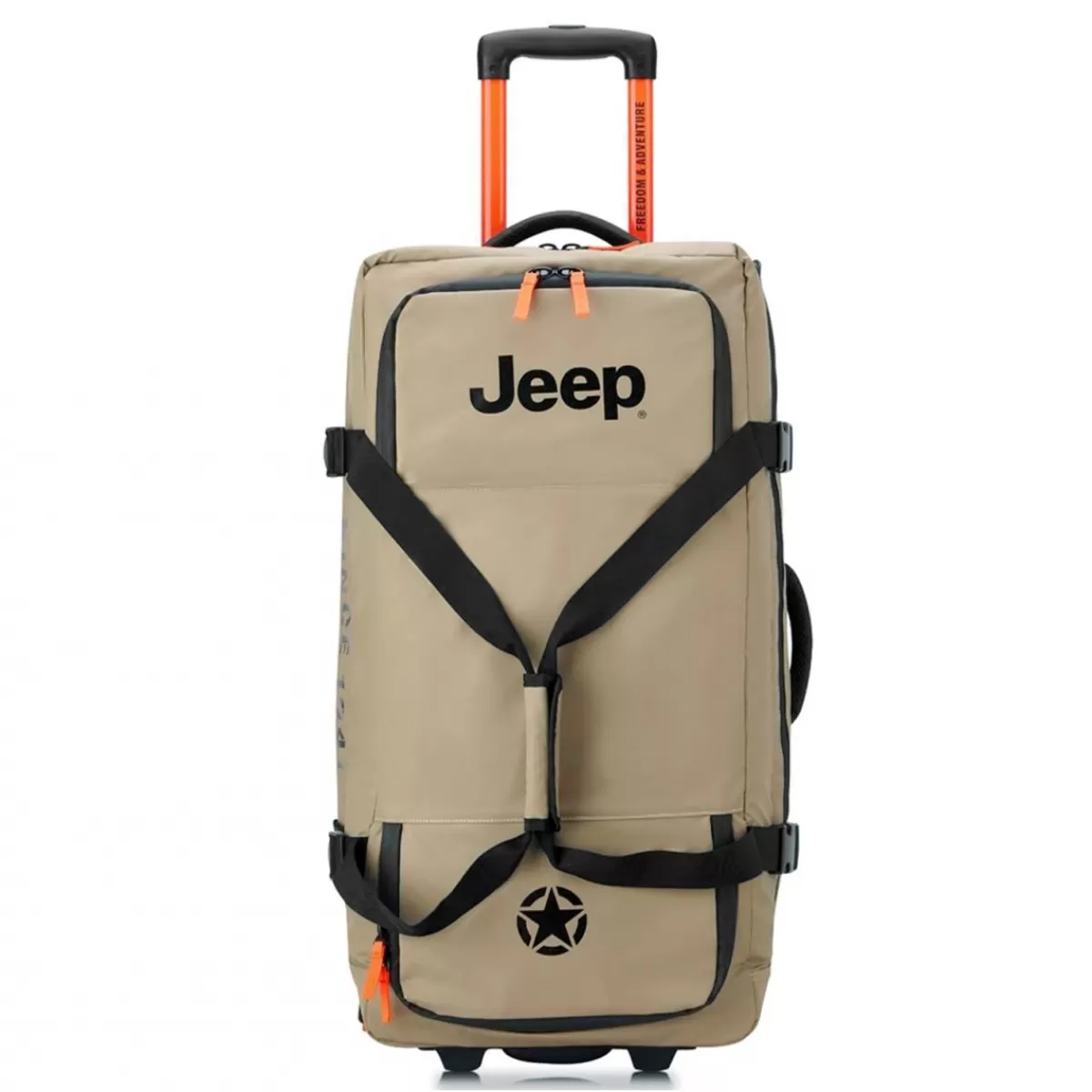 Sac de voyage avec roulettes 64L JS005A polyester taille L 72cm^Jeep Online