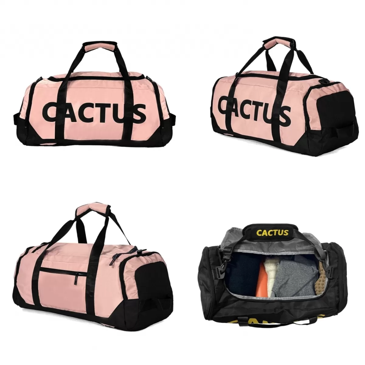 Sac de voyage week-end et sport 50L 2en1 porté dos sans roulettes^Cactus Best Sale