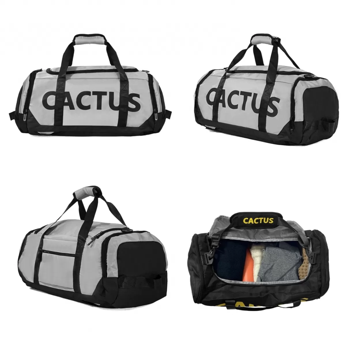 Sac de voyage week-end et sport 50L 2en1 porté dos sans roulettes^Cactus Best Sale