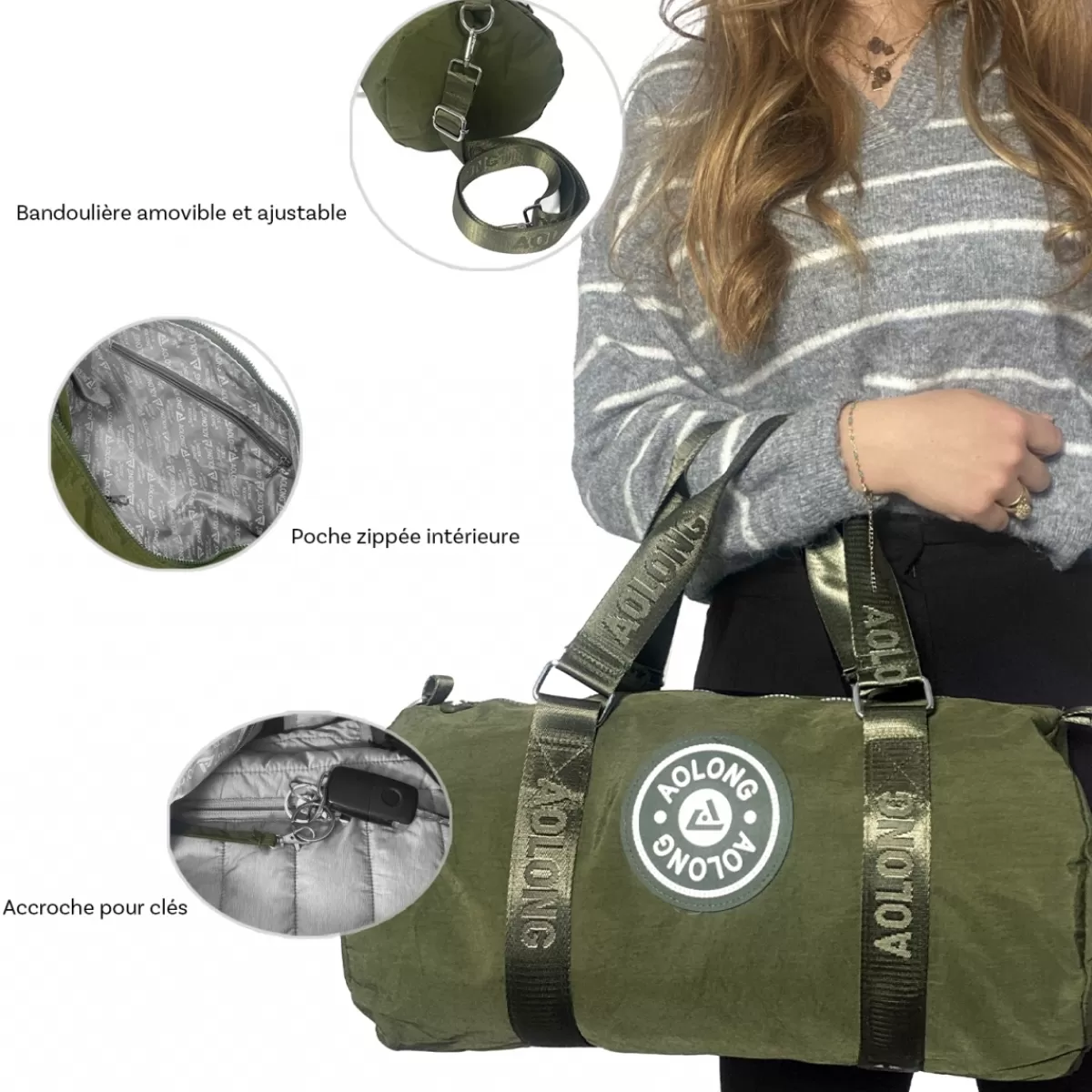 Sac de voyage week-end 17L et sport Les Sacs de K&#39rlot sans roulettes^Les Sacs de K'rlot Clearance